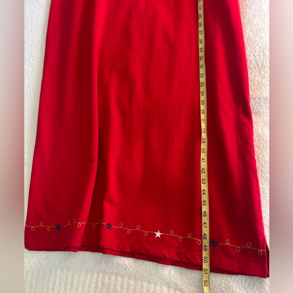 Red Patriotic Shift Dress - Women's - Picture 10 of 12